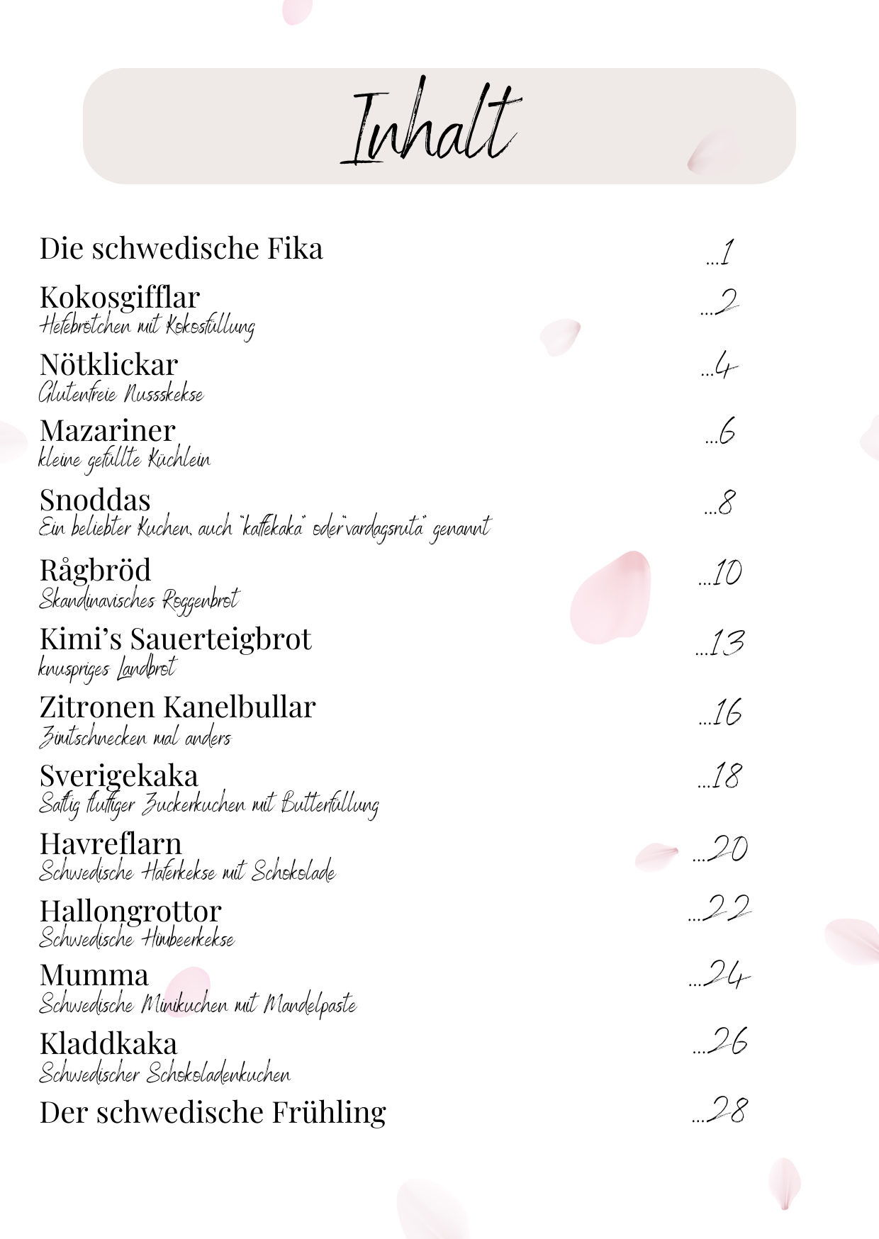 Schwedische Backrezepte – Saisonale Köstlichkeiten für Herbst, Winter & Frühling (PDF-Sammlung)