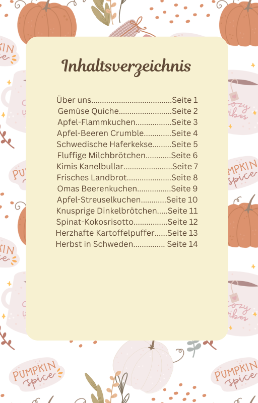 Schwedische Backrezepte – Saisonale Köstlichkeiten für Herbst, Winter & Frühling (PDF-Sammlung)